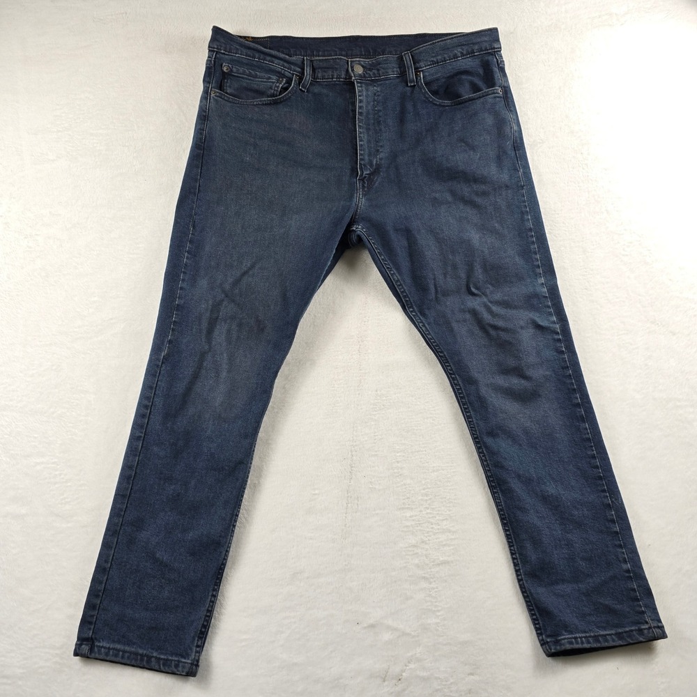 Levis 512 Slim Fit Jeans Mens 38x30 Dark Wash Blue Stretch Denim Pants